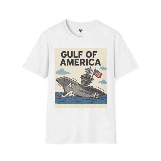 Gulf of America Tee, Nautical Spirit Shirt, Gift for Conservative Patriots, Maritime Lover's T-Shirt