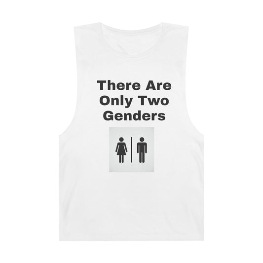 Politicly Driven Conservative Tank Top - "There Are Only Two Genders" Statement Tee